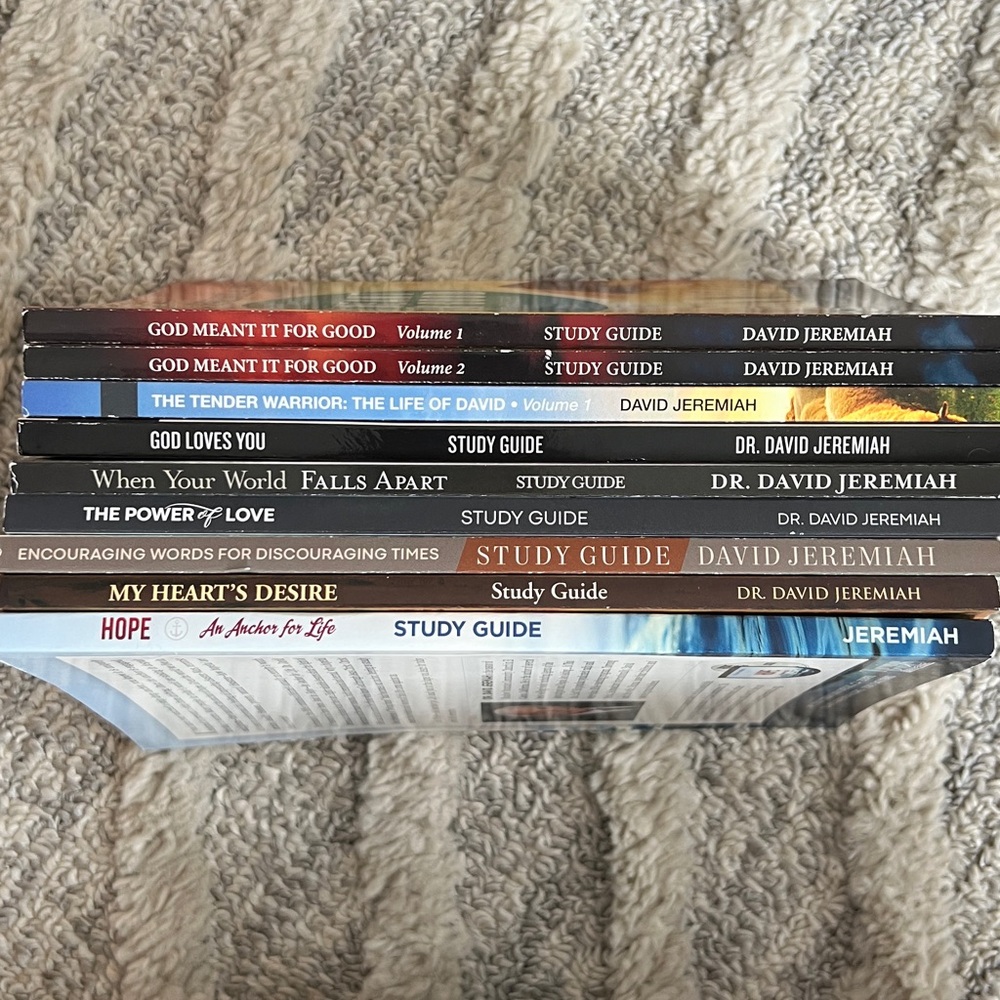 9 NEW STUDY GUIDES ~ DAVID JEREMIAH